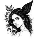 chloe acrostic  tattoo design idea