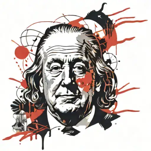Benjamin Franklin tattoo design idea
