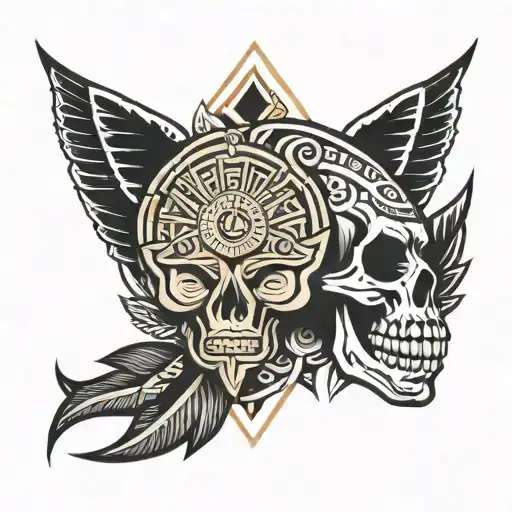 visayan tattoo with kufiya elements  tattoo design idea