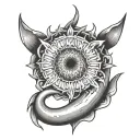 butthole tattoo design idea