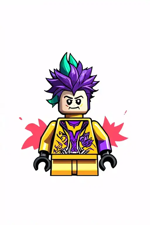 lego anime hisoka tattoo design idea