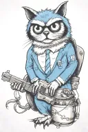 regular show tattoo design idea