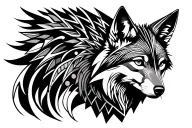 COYOTE COMPLETO tattoo design idea