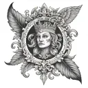 taly and poland tattoo design idea
