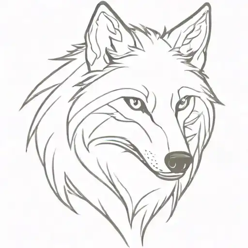 create me a shoulder tattoo for a wolf representing my evil side tattoo design idea