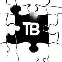 Black and white puzzle piece with TB for 3 people  tattoo design idea