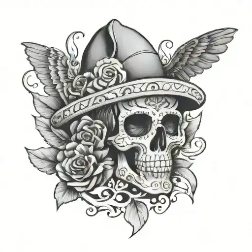 Mexican lottery tattoo design idea