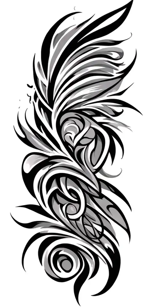 "Weston & Waylon" tribal design tattoo design idea