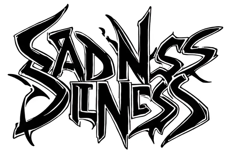 Sandness Lettering Tribal