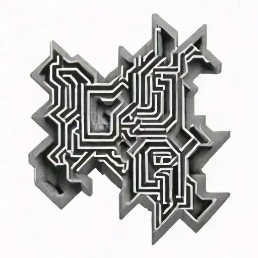 maze tattoo tattoo design idea