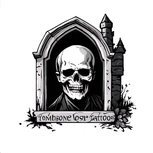 tombstone movie tattoo design idea