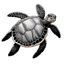 3 sea turtles tattoo design idea