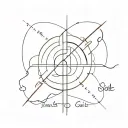 You can be the master of your fate, you can be the captain of your soul, but life is coming from you tattoo design idea