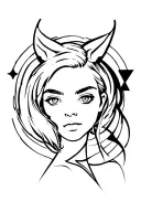 Nicole, SAGITTARIUS tattoo design idea