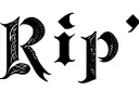 "Rip" tattoo design idea