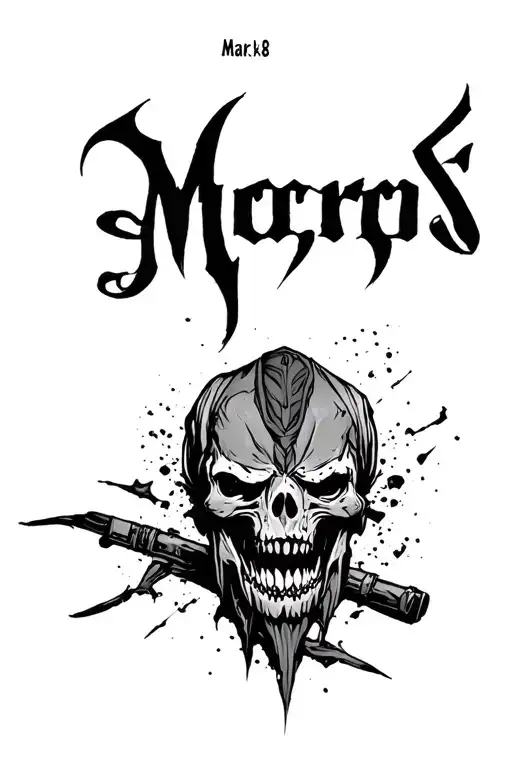 Mark 8:36 tattoo design idea