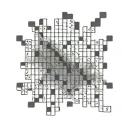 Crossword Puzzle tattoo design idea