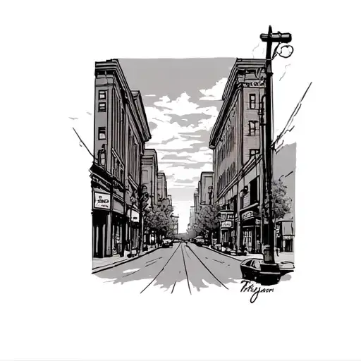 downtown Albuquerque New Mexico stomach tattoo tattoo design idea