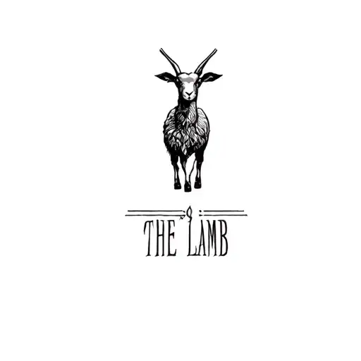 FEAR THE LAMB  tattoo design idea