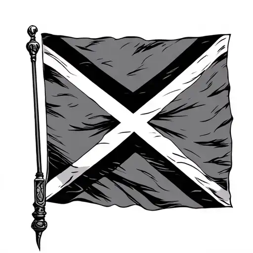 Rebel Flag tattoo design idea