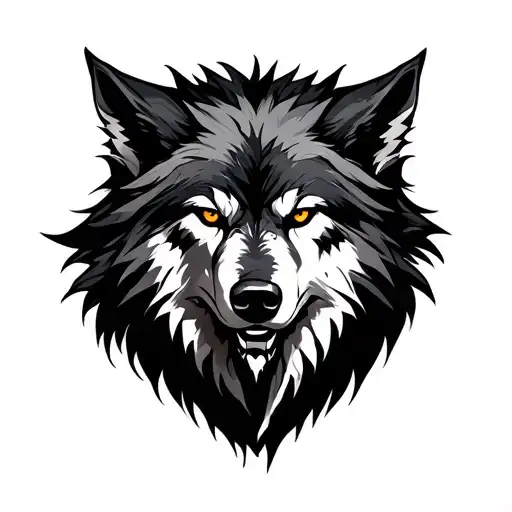 Fenrir Wolf tattoo design idea