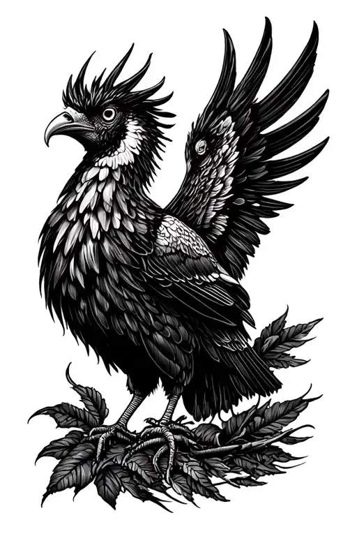 Liverbird tattoo design idea