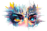 cyberpunk tattoo design idea