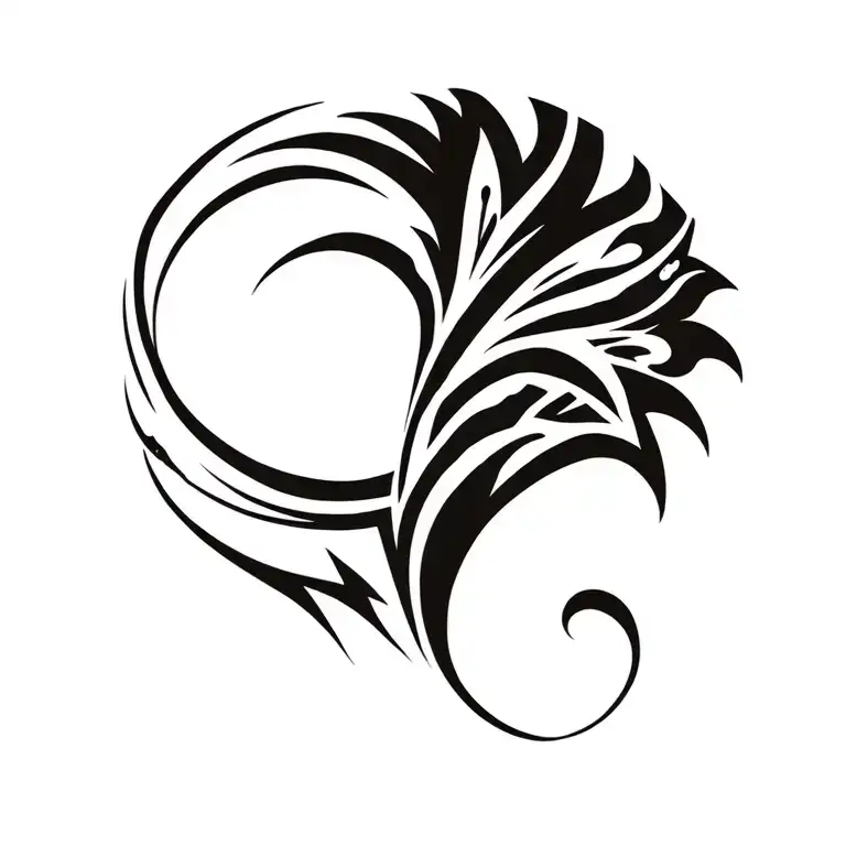 tribal patterns tattoo design idea