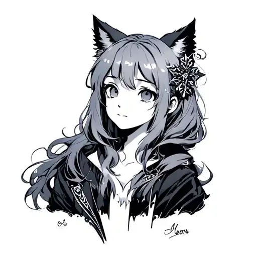 Freezing Anime Small tattoo tattoo design idea