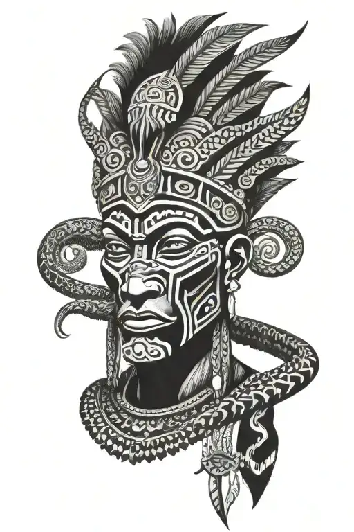 shaka zulu tattoo design idea