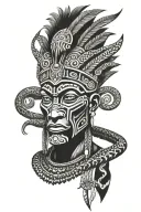 shaka zulu tattoo design idea