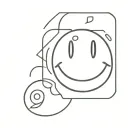 smiley face tattoo tattoo design idea