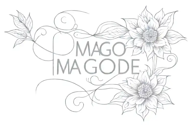 words imago Dei tattoo design idea