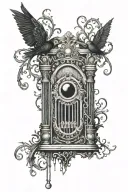 jukebox tattoo design idea
