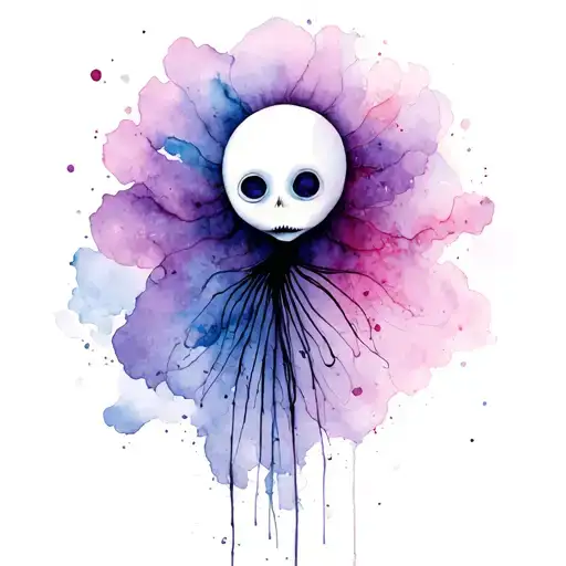 tim Burton tattoo design idea