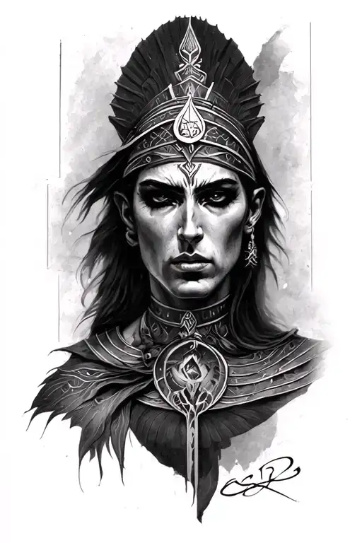 osiris tattoo design idea