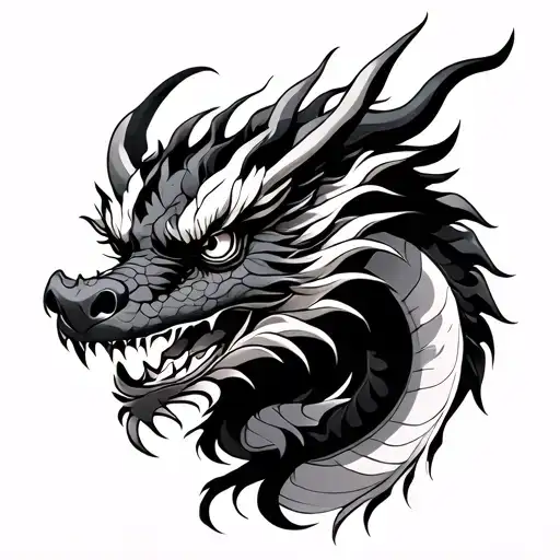 vietnamese dragon tattoo design idea