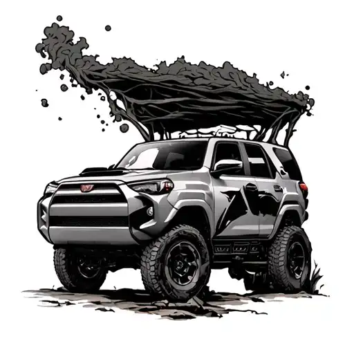 4runner tattoo design idea
