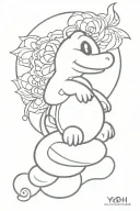 mandala design yoshi tattoo design idea