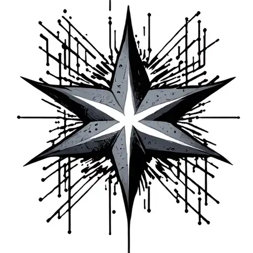 Binary Star tattoo design idea