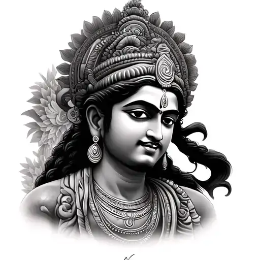 Ayyappa tattoo design idea