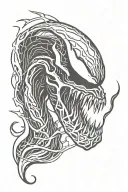 Venom tattoo design idea