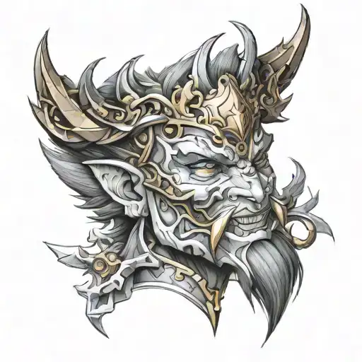 Collector from league of legends on my FACE  tattoo design idea