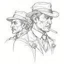 mafia tattoo design idea