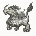 Noah's Ark tattoo design idea