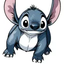 stitch, eeyore tattoo design idea