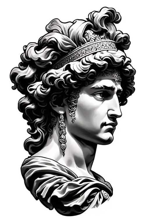 Roman tattoo design idea