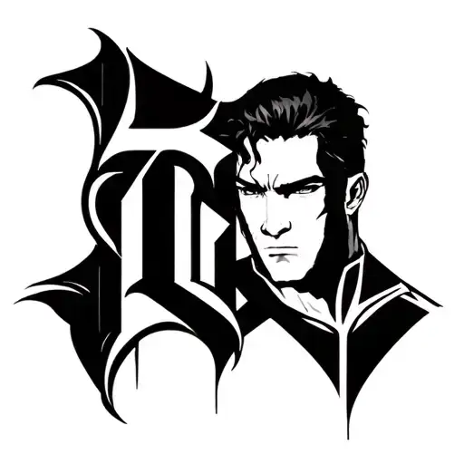 Two Word Ambigram Generator Trinity and Xavier tattoo design idea