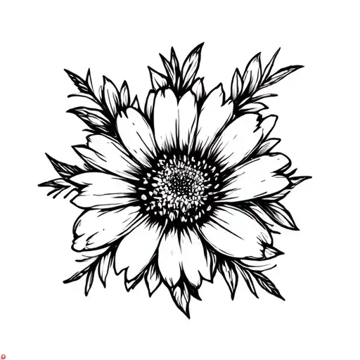 Naomi written into a flower surrounded tattoo design idea