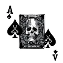 Aces And Eights tattoo design idea